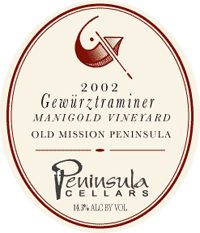 Peninsula Cellars Gewurtztraminer